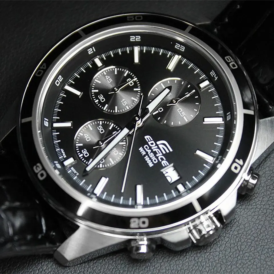 Reloj Edifice Para Hombre EFR-526L-1A CUERO 3