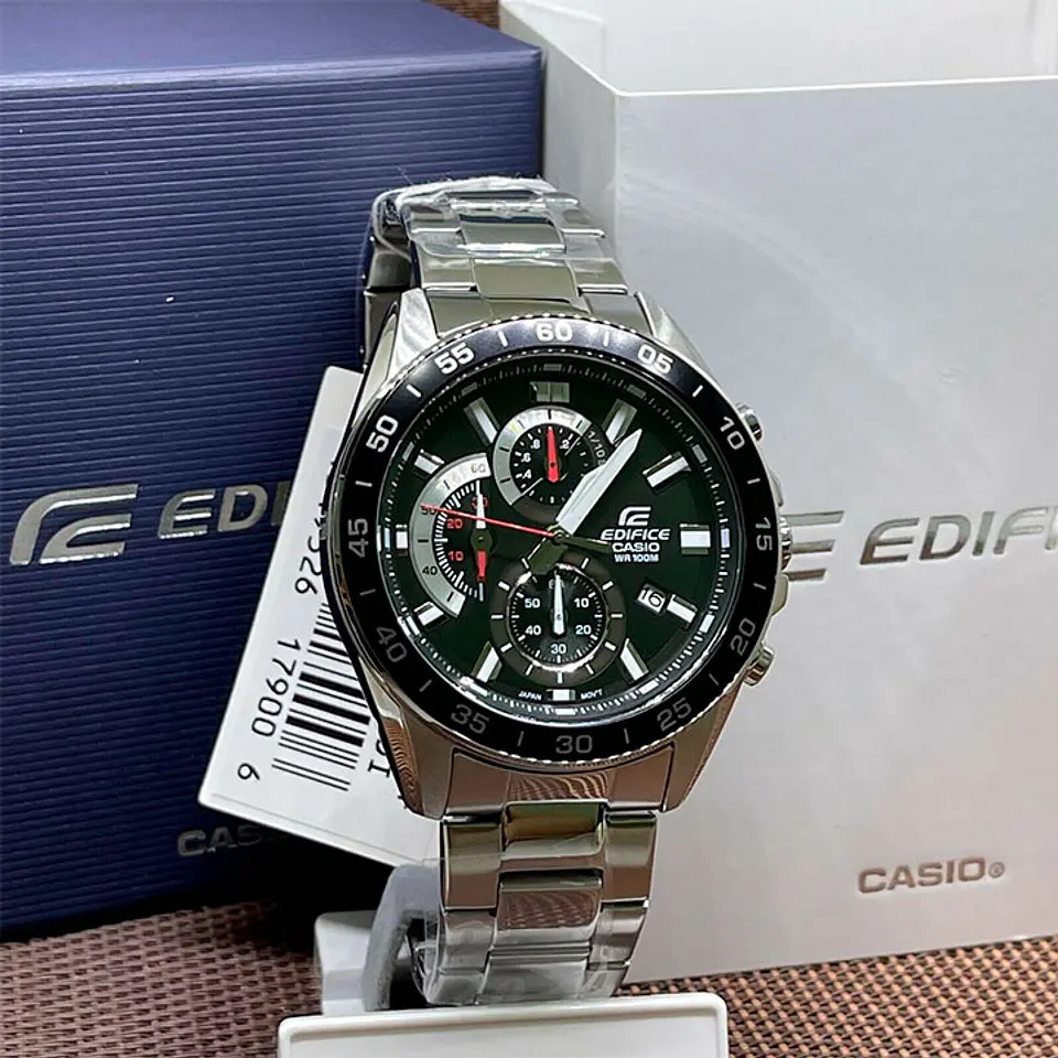 Reloj Edifice Para Hombre EFV-550D-1A ACERO INOXIDABLE 3