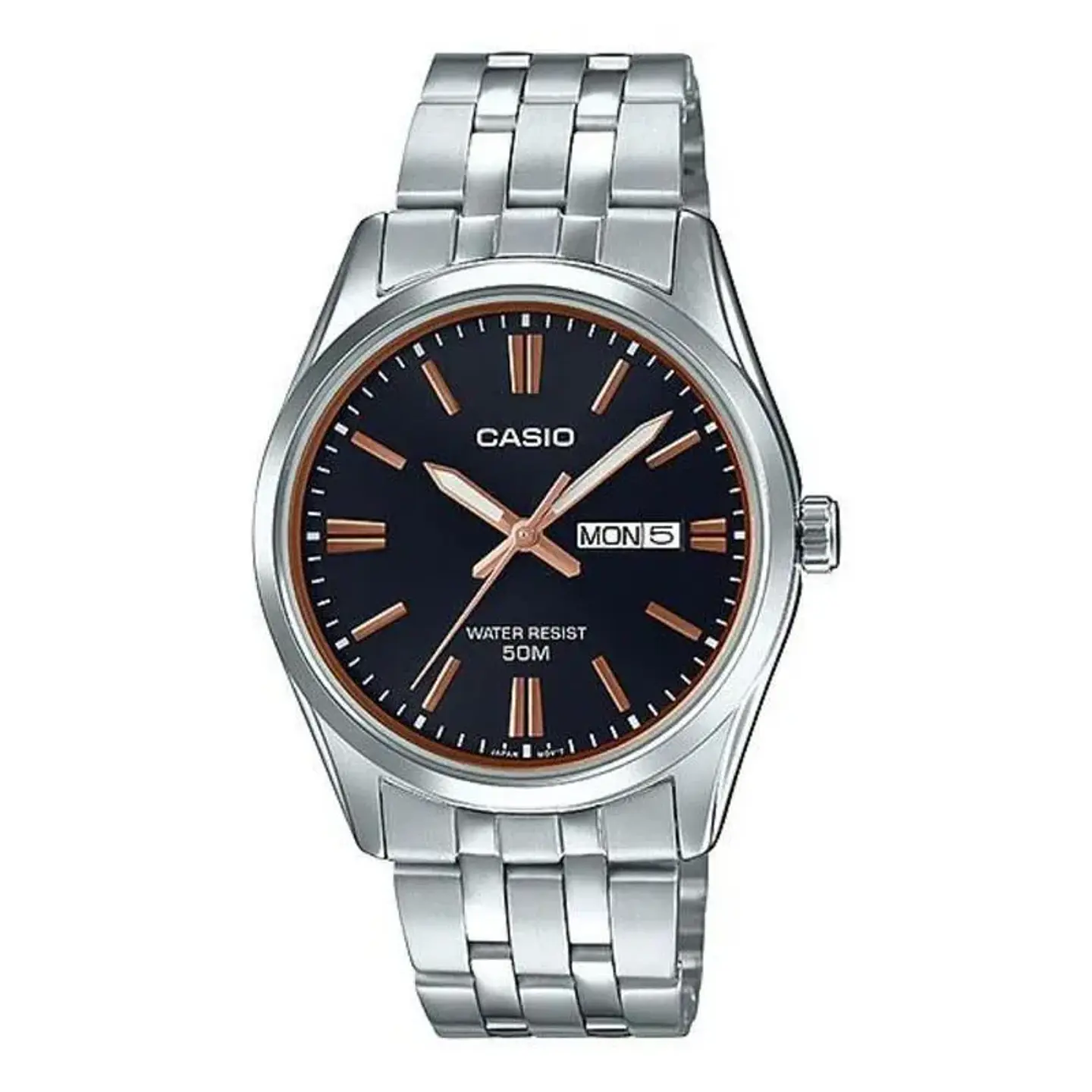 RELOJ CASIO HOMBRE MTP-1335D-1A2 BLACK ROSE 1