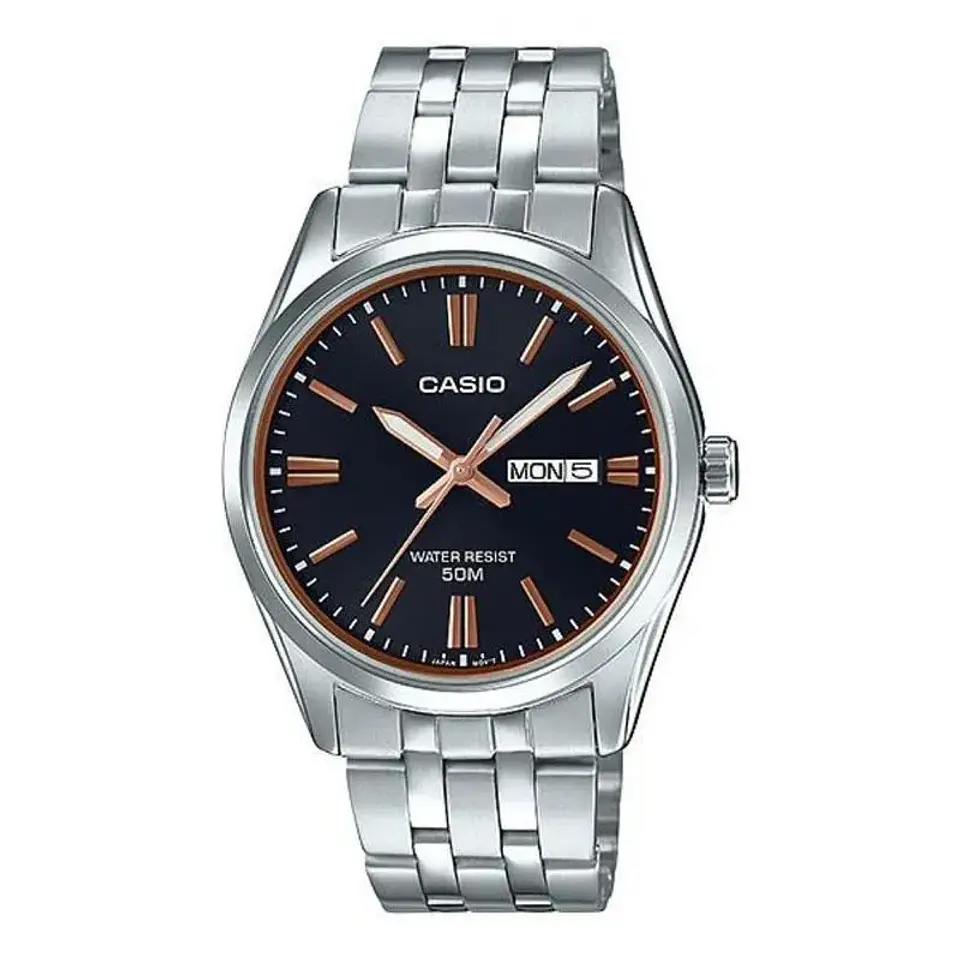 RELOJ CASIO HOMBRE MTP-1335D-1A2 BLACK ROSE 1
