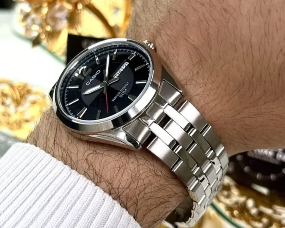 RELOJ CASIO HOMBRE MTP-1335D-1A ACERO INOXIDABLE 3