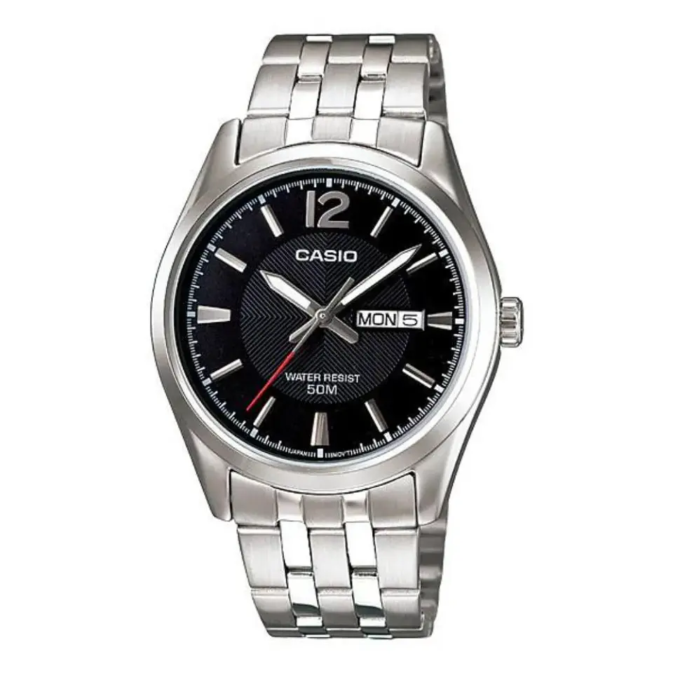 RELOJ CASIO HOMBRE MTP-1335D-1A ACERO INOXIDABLE 1