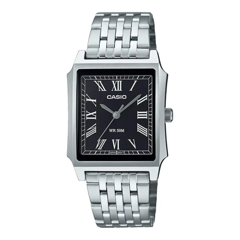 Reloj Casio Para Hombre MTP-B190D-1B ACERO INOXIDABLE 1