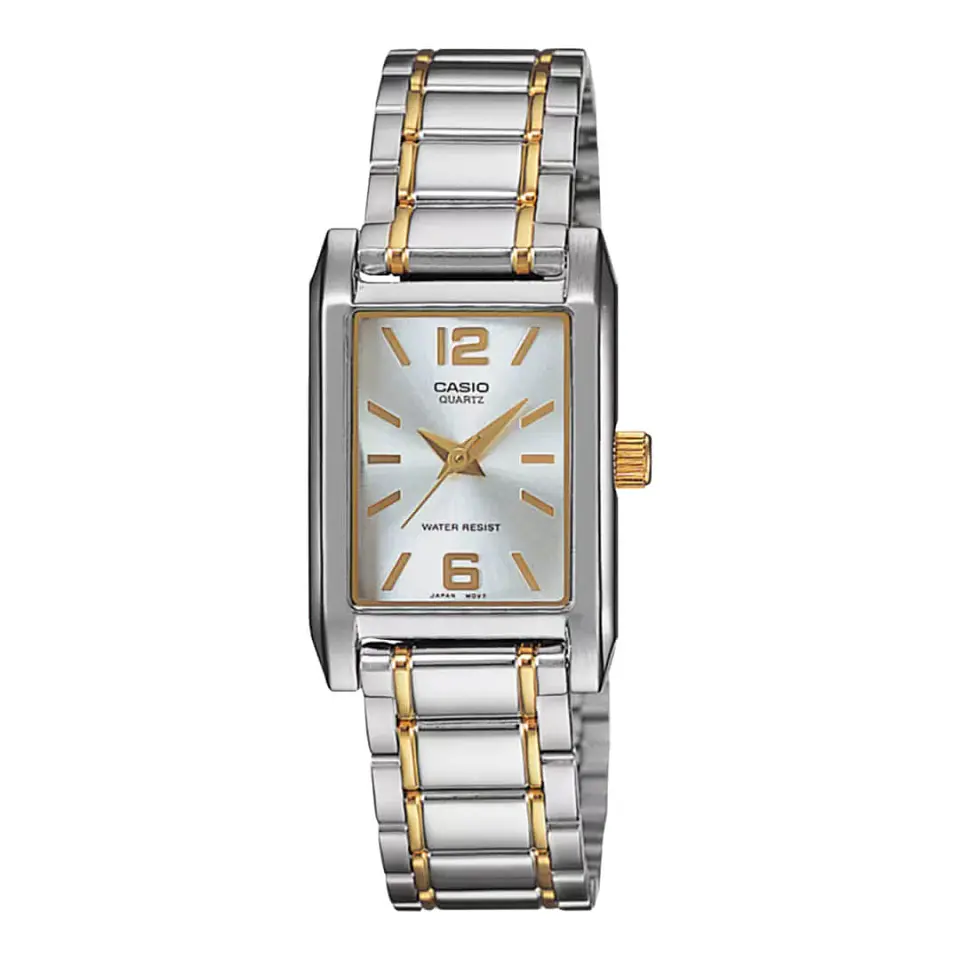CASIO LTP-1235SG-7A RELOJ MUJER ORIGINAL BITONO 1