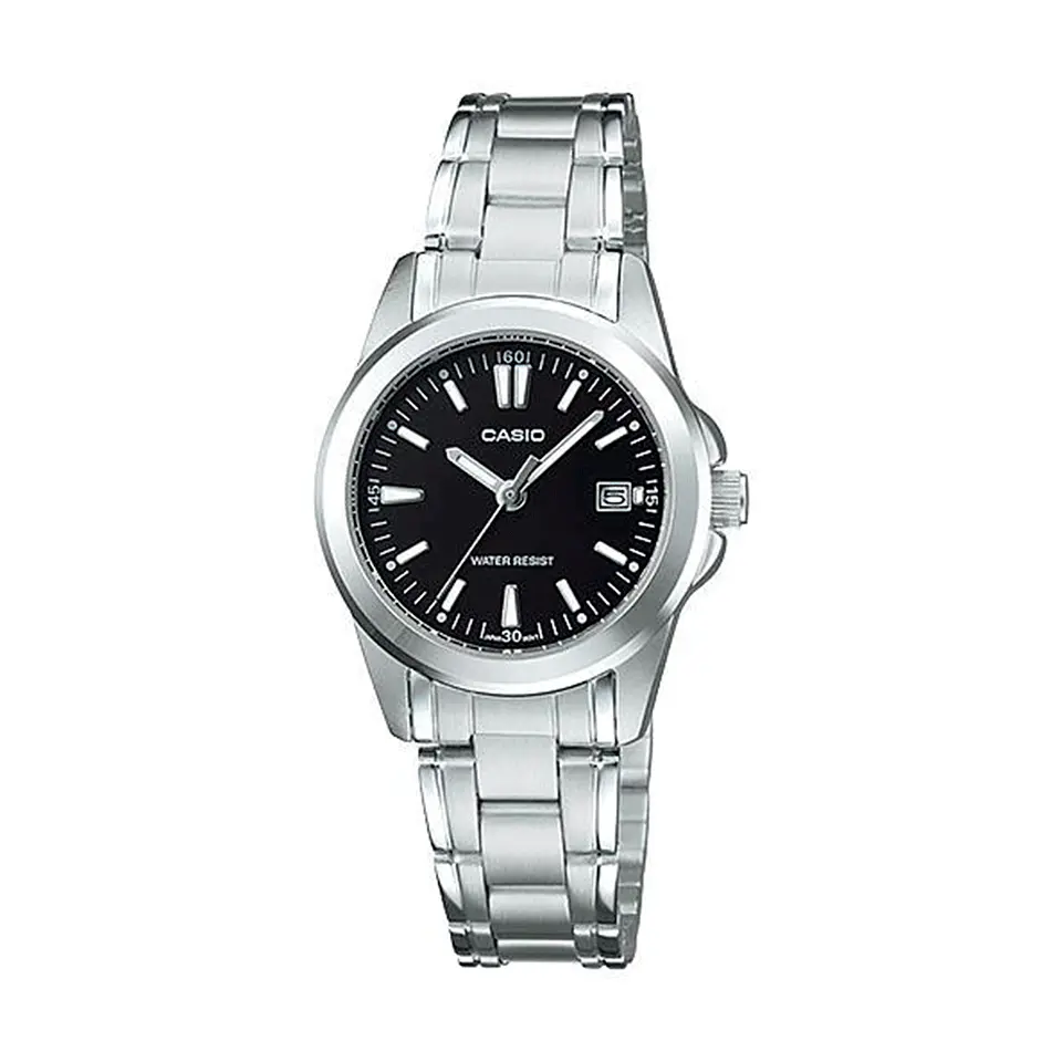 Casio LTP-1215A-1A2 RELOJ MUJER ORIGINAL ACERO INOXIDABLE PLATEADO 1