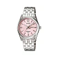 CASIO LTP 1335D-5AV RELOJ MUJER ORIGINAL PLATEADO DIAL ROSA - Miniatura 1