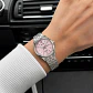 CASIO LTP 1335D-5AV RELOJ MUJER ORIGINAL PLATEADO DIAL ROSA - Miniatura 2