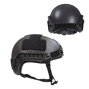 Casco Fast Ajustable Negro - Protección Táctica