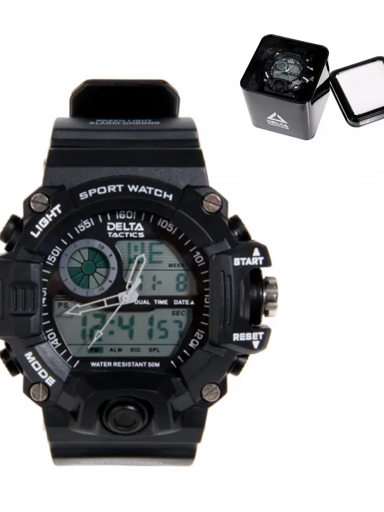 reloj delta tactics DIGITAL NEGRO 1