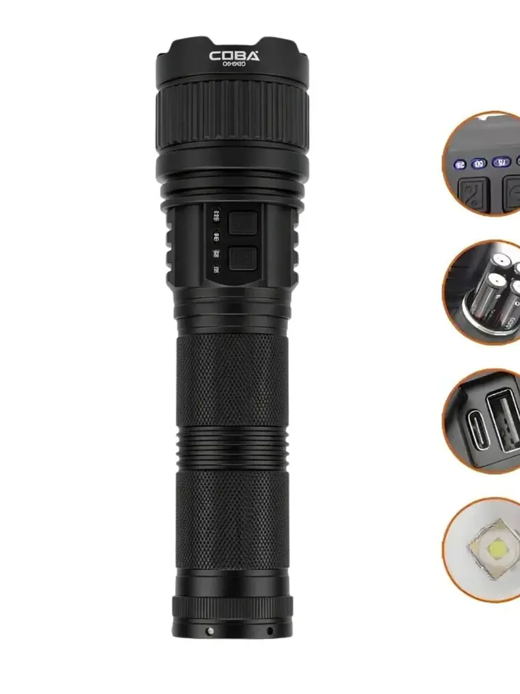 Linterna Táctica Profesional COBA CB-G400 | 300W 2
