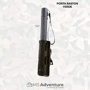 Porta Bastón Táctico Verde Militar | Funda para Bastón Retráctil - MS Adventure