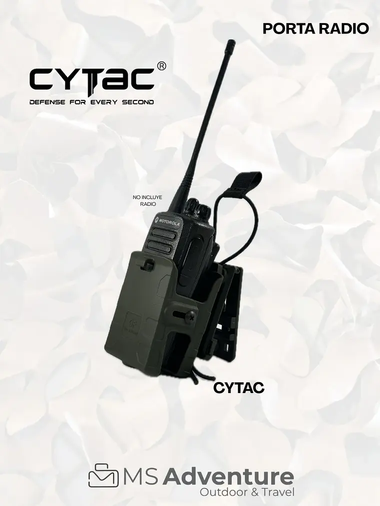 Porta Radio Táctico CYTAC | Funda para Radio Portátil - MS Adventure 1