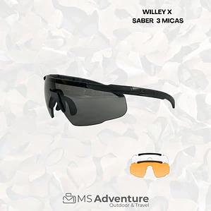 Lentes Tácticos Wiley X Saber 3 Micas | Set Intercambiable