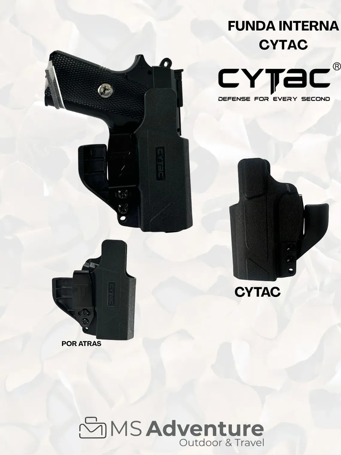 Funda Interna CYTAC IWB | Porte Oculto Discreto - MS Adventure 1