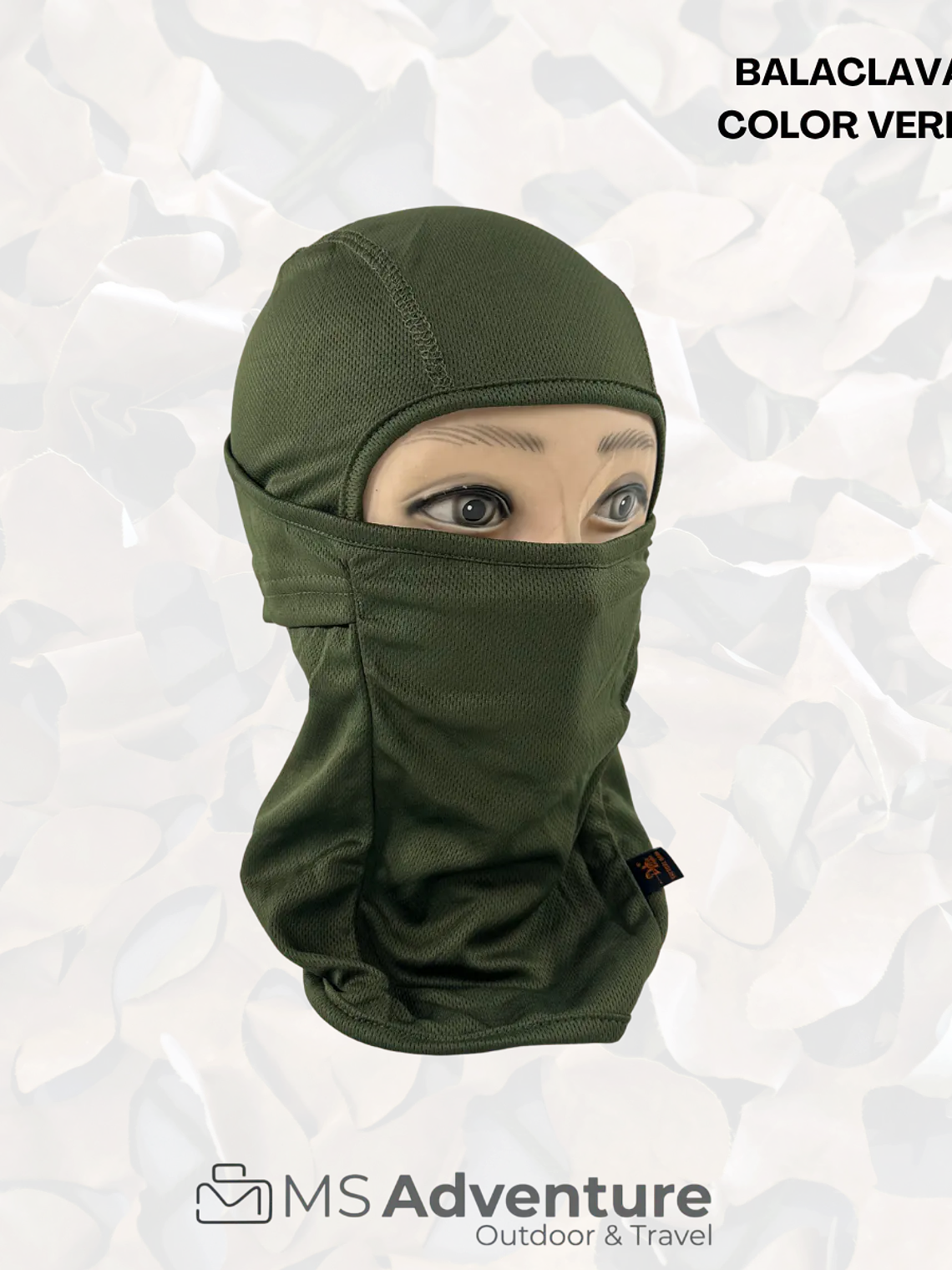 Balaclava Táctica Verde | Protección Facial y Térmica - MS Adventure 1