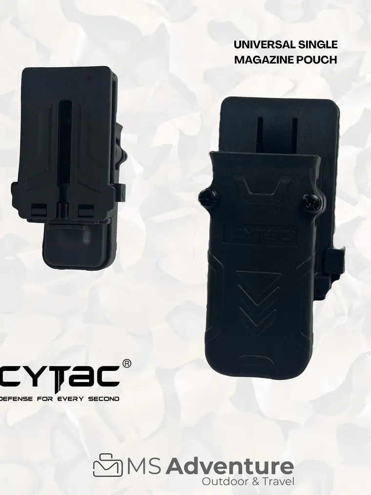 Portacargador Universal Single Magazine Pouch Táctico NEGRO 1