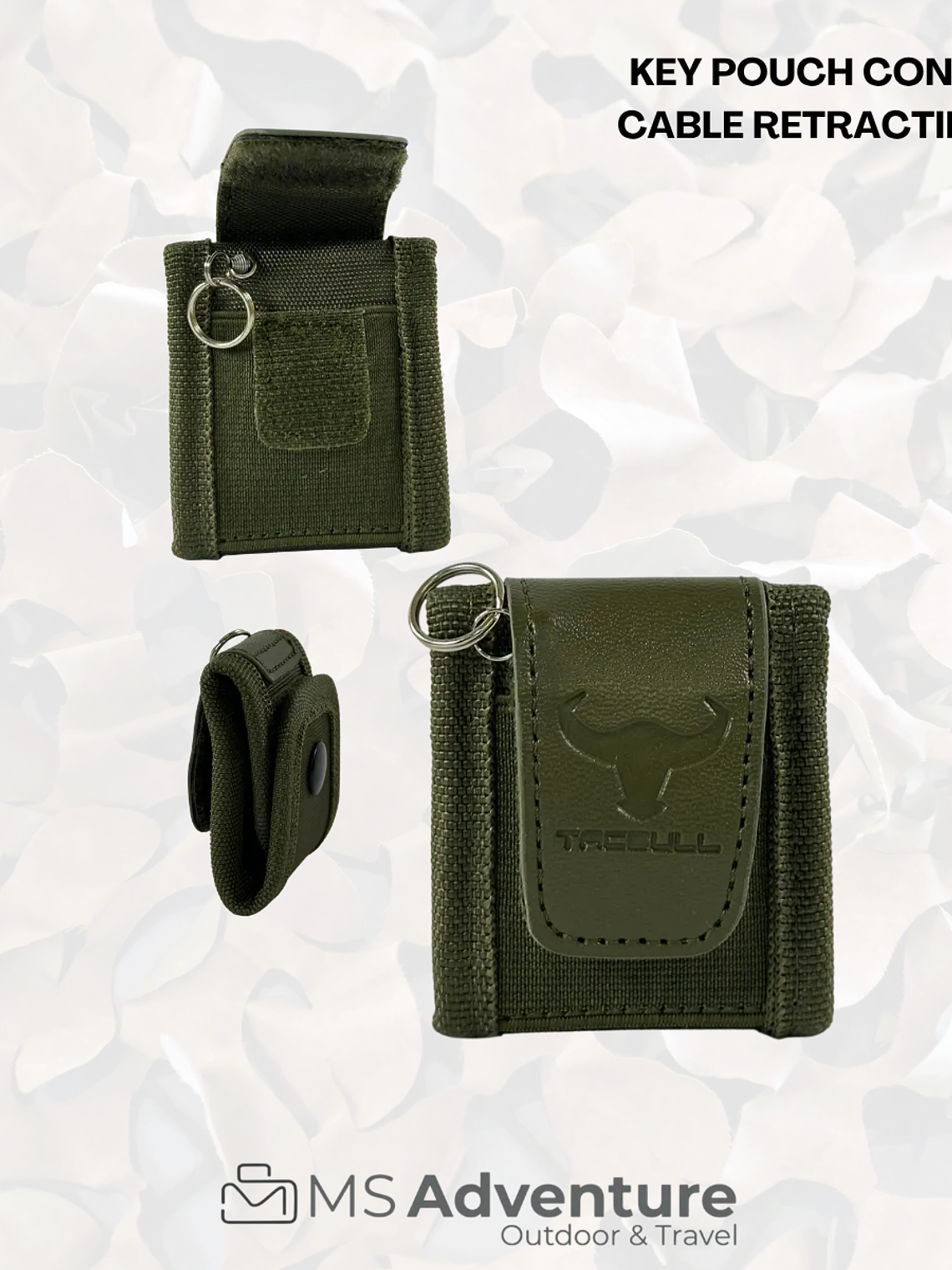 Key Pouch con Cable Retráctil | Organizador de Llaves Táctico 1