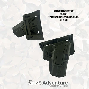 Funda Scorpus Multi-Modelo Glock – Retención Nivel II y Ajuste Universal