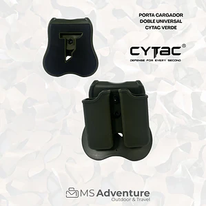 Porta Cargador Doble Cytac CY-MP P2G con Paddle