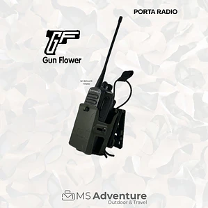 Porta Radio Táctico gun & flower | Funda para Radio Portátil - MS Adventure VERDE