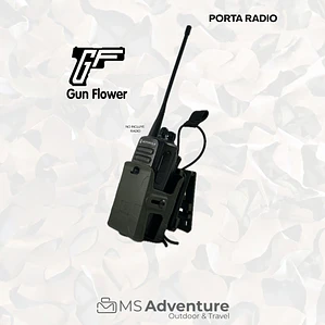 Porta Radio Táctico gun & flower | Funda para Radio Portátil - MS Adventure VERDE