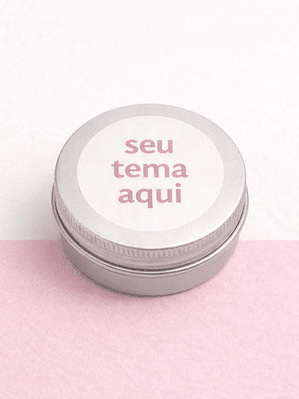 Latinha + Adesivo de Vinil