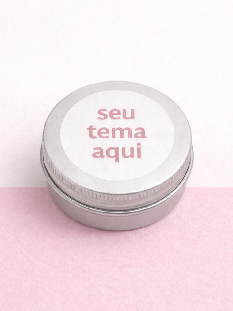 Latinha + Adesivo de Vinil 1