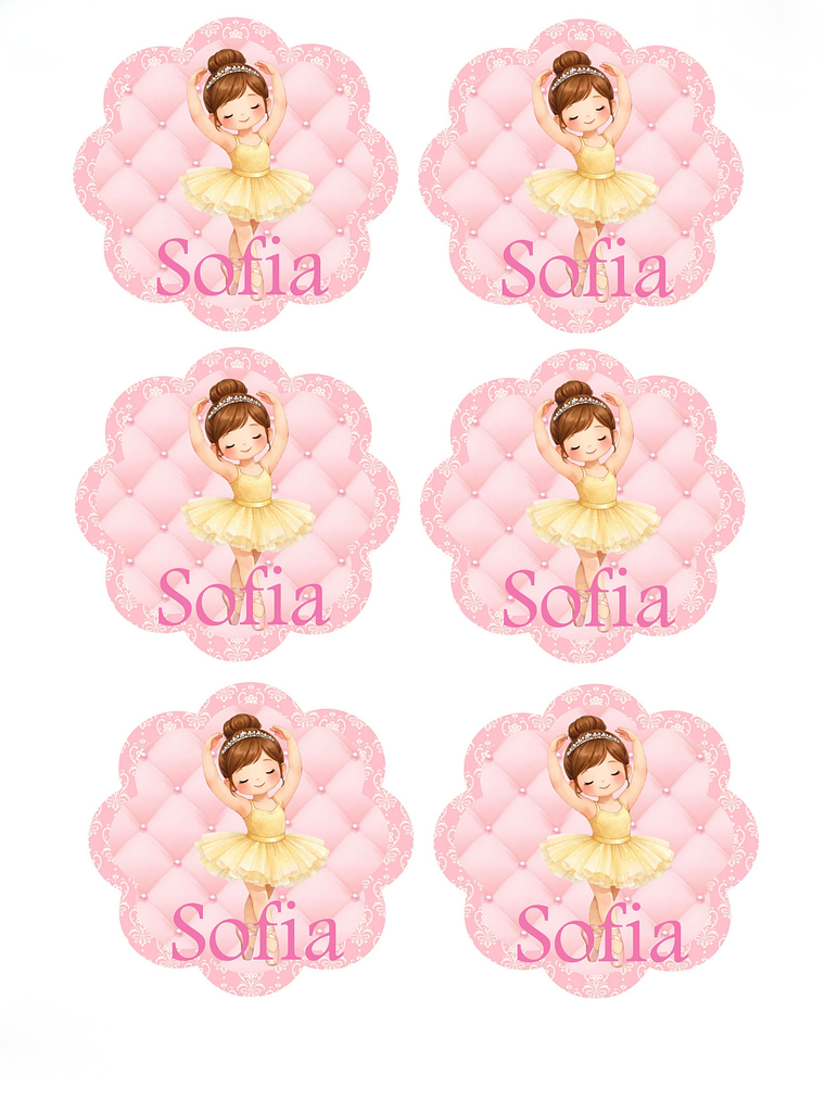 Cartela de Adesivo para Sacolinhas 3