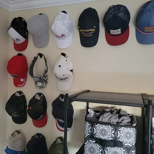 Soporte Para Jockey Colgador Porta Gorro De Muro Pack 5 Unid 7