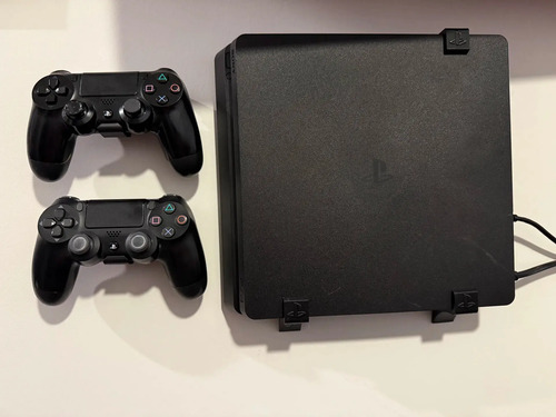 Soporte Muro Ps4 Slim Con 2 Soportes Para Joysticks 5