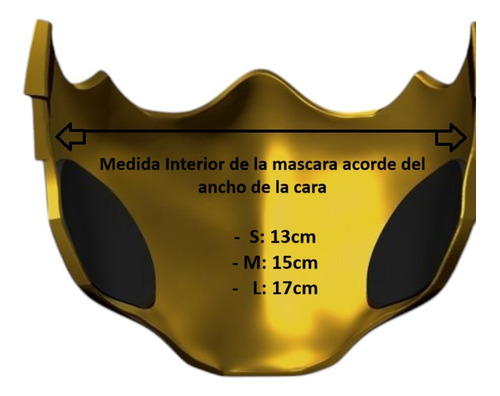 Mascara Scorpion Mortal Kombat 1 Cosplay 3