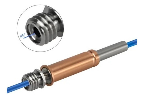 Garganta Bimetal Impresora 3d Anycubic Kobra 3 Titanio Cobre 4