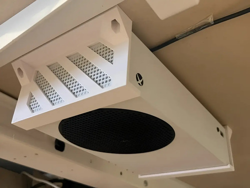 Soporte Xbox Series S Debajo Del Escritorio 3