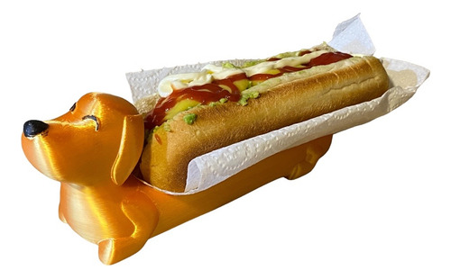 Porta Completos Perro Salchicha Hot Dog (1 Unidad) 121