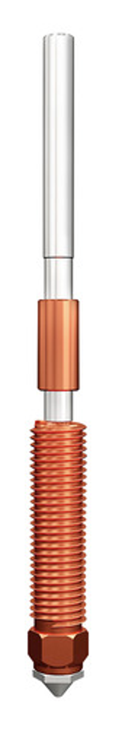 Boquilla Alto Flujo Generica Titanio & Cobre Unicorn 0.4mm