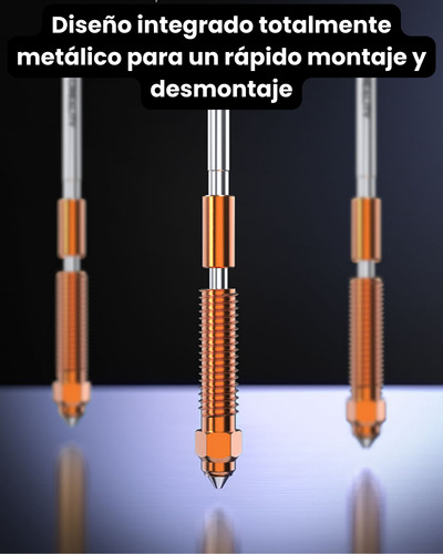 Boquilla Alto Flujo Generica Titanio & Cobre Unicorn 0.4mm 6
