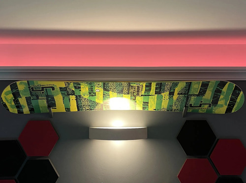 Soporte De Pared Longboard Skate A Muro 5