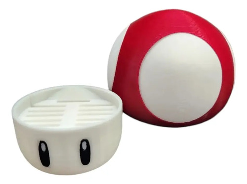 Caja Organizadora Para Juegos Nintendo Versión Hongo 4