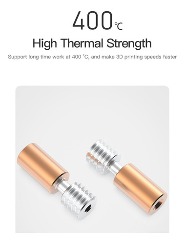 Garganta Extrusión Bimetal Titanio Para Impresoras 3d 10