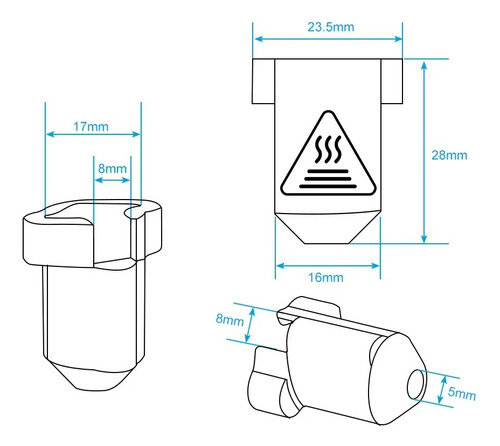Protector De Silicona Creality K1, Ender 3 V3 Ke, Cr10 Se 3
