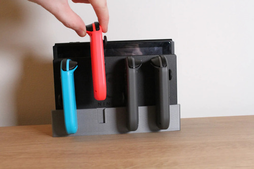 Soporte Base Pared Para Nintendo Switch Clasica /  Joy-con 5