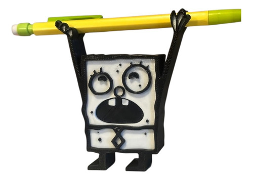 Bob Esponja Porta Lápiz Versión Doodle Bob 3