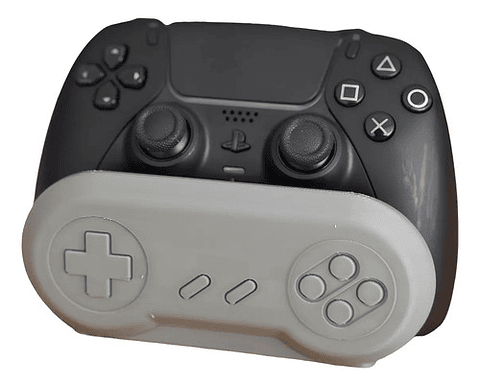 Soporte Para Mando Dualsense Ps5 Con Temática Nintendo Snes