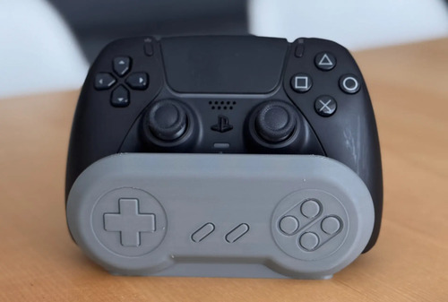 Soporte Para Mando Dualsense Ps5 Con Temática Nintendo Snes 3