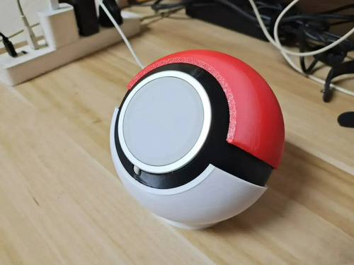 Soporte Escritorio Para iPhone Magsafe Versión Pokeball 5