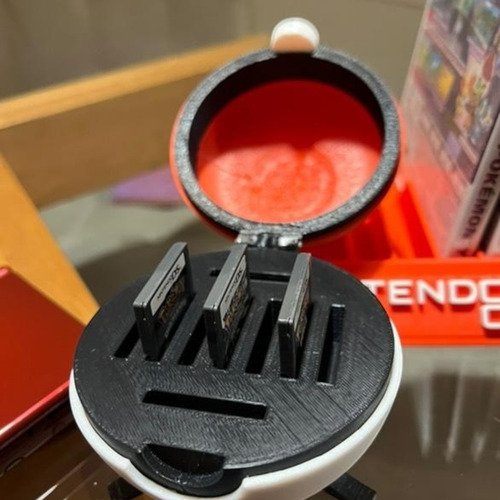 Caja Organizadora  Pokeball Para Juegos Nintendo Ds 8