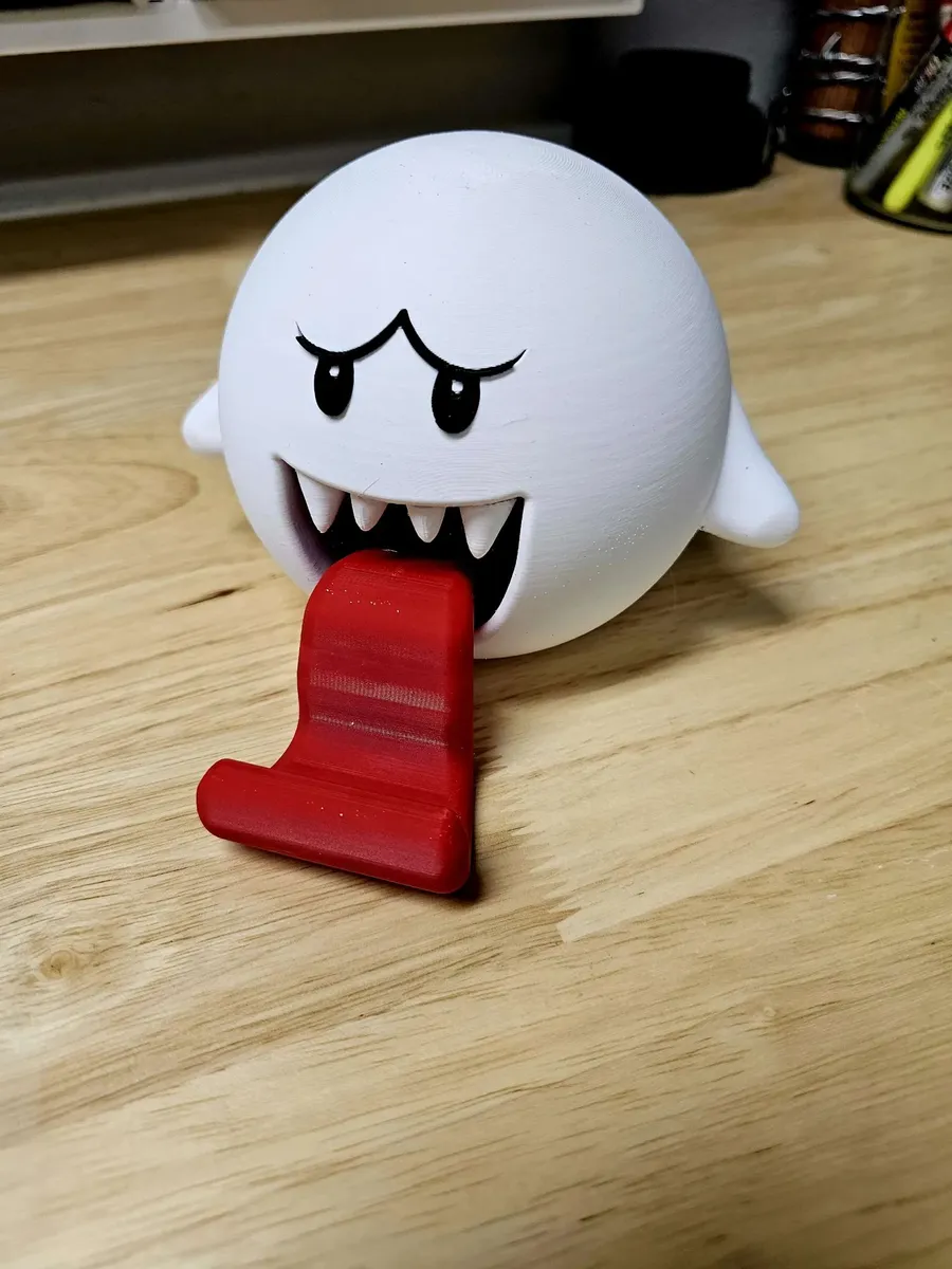 Soporte Escritorio Para Teléfono Versión Boo Mario 4