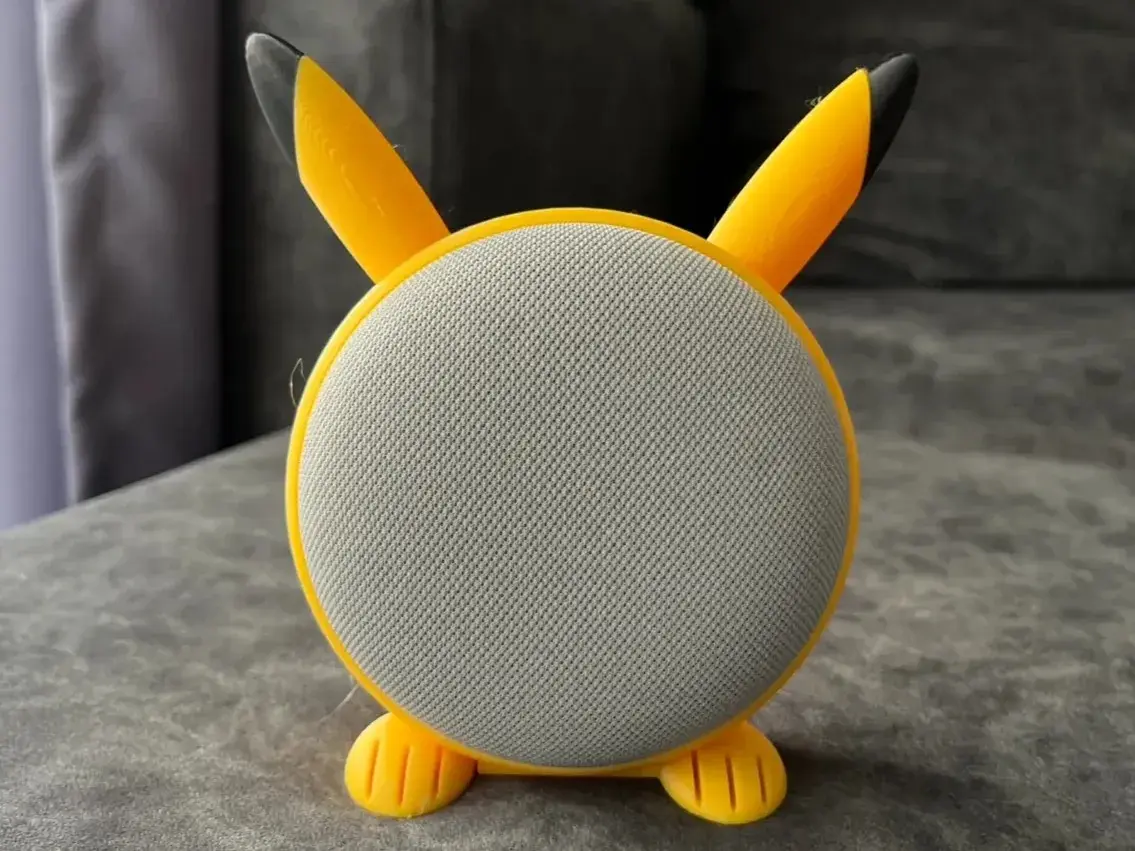 Soporte Escritorio Google Nest Home Mini Version Pikachu 2