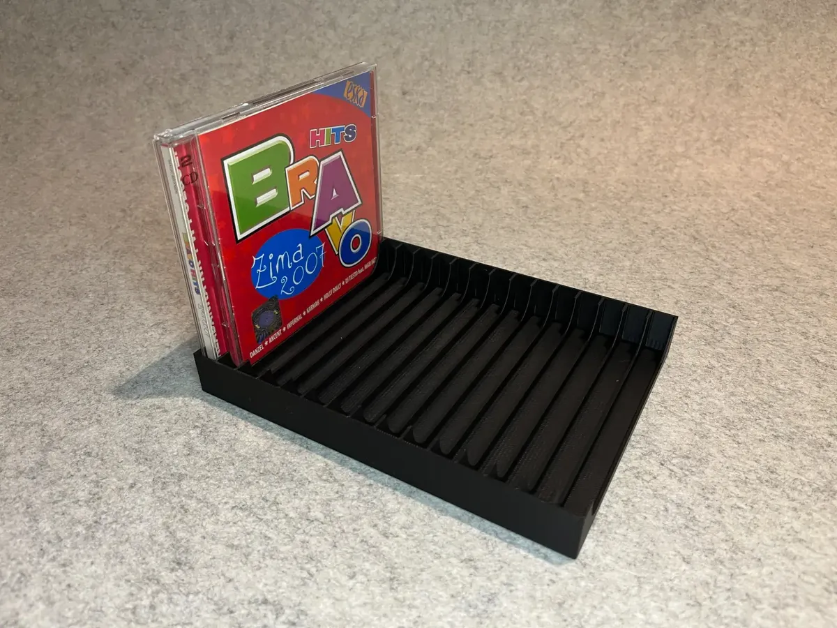Soporte Stand Para 15 Cd Mesa Organizador 5
