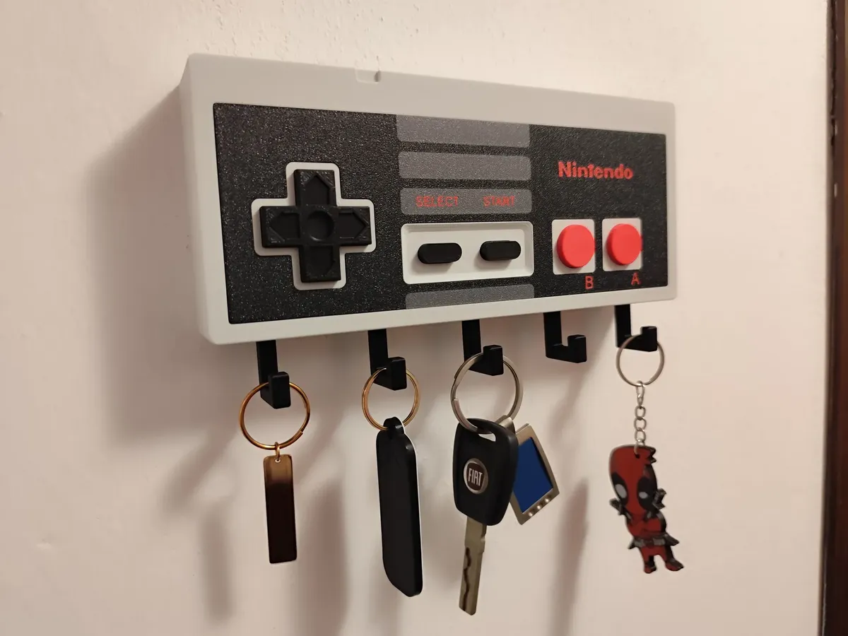 Colgador De Llaves Versión Nintendo Nes 6